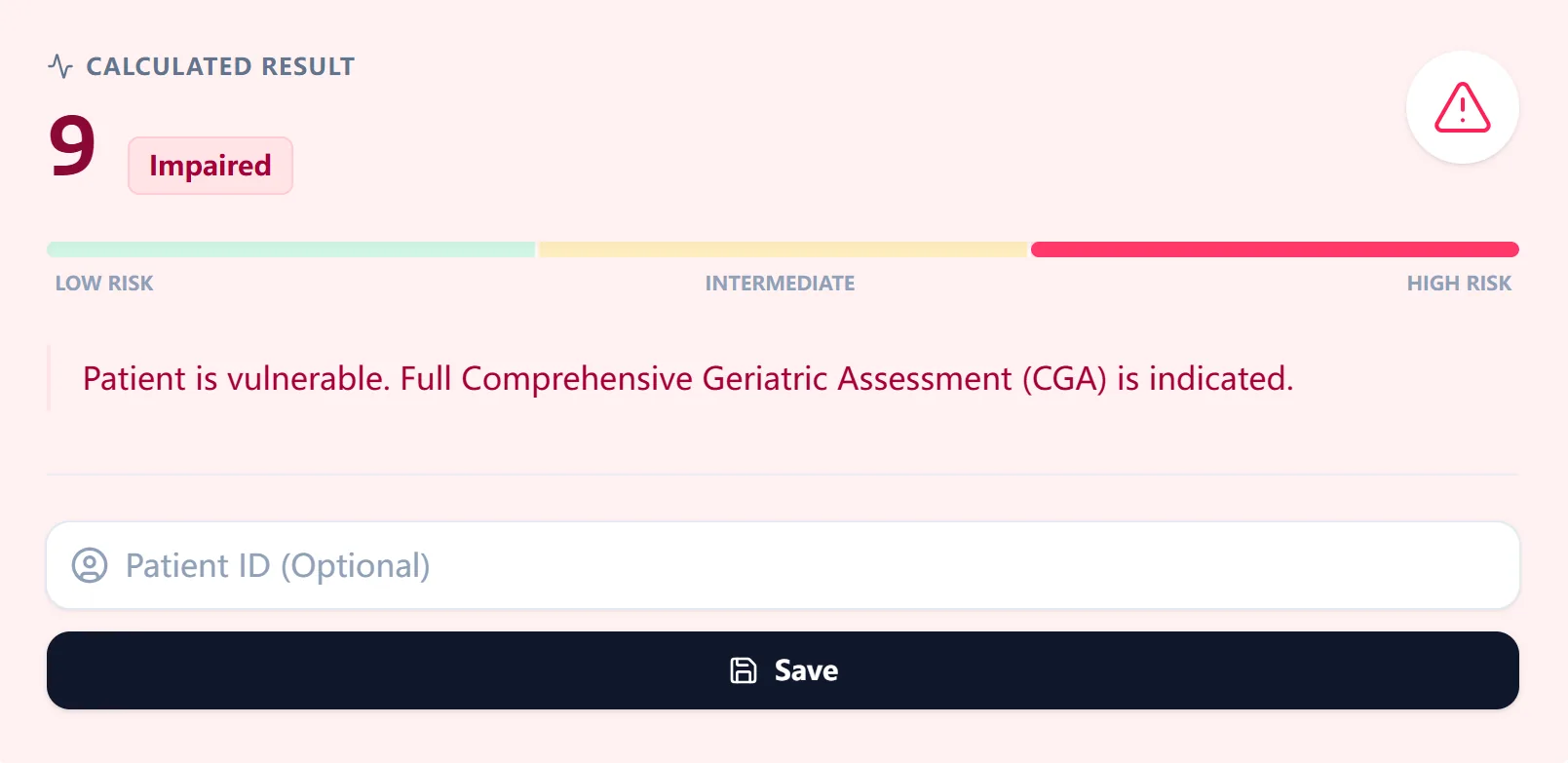 G8 Calculation Result View